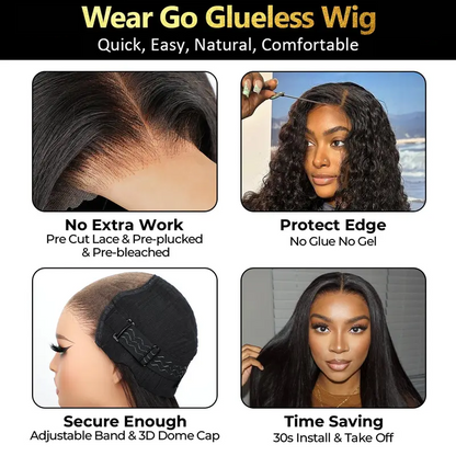 ⚡Sale Happening Now: 50% OFF – 🌷Pre-Cut Lace Wig · Seamless Natural Blend