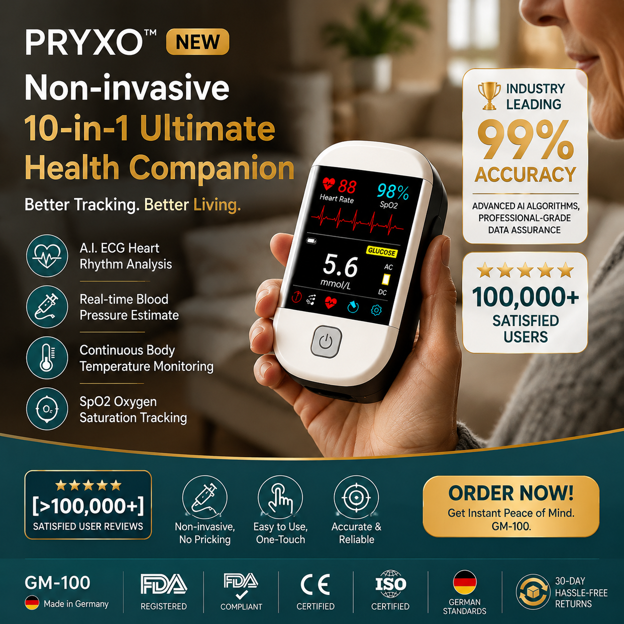 ⏰ Final Hours: Almost Sold Out🏆2026 Pryxo™ Generation 2 Smart All-in-One Device| TGA Certified