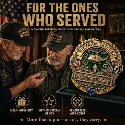 🦅LAST DAY 50% OFF - 🎖️Vietnam Veteran Honor Commemorative Pin